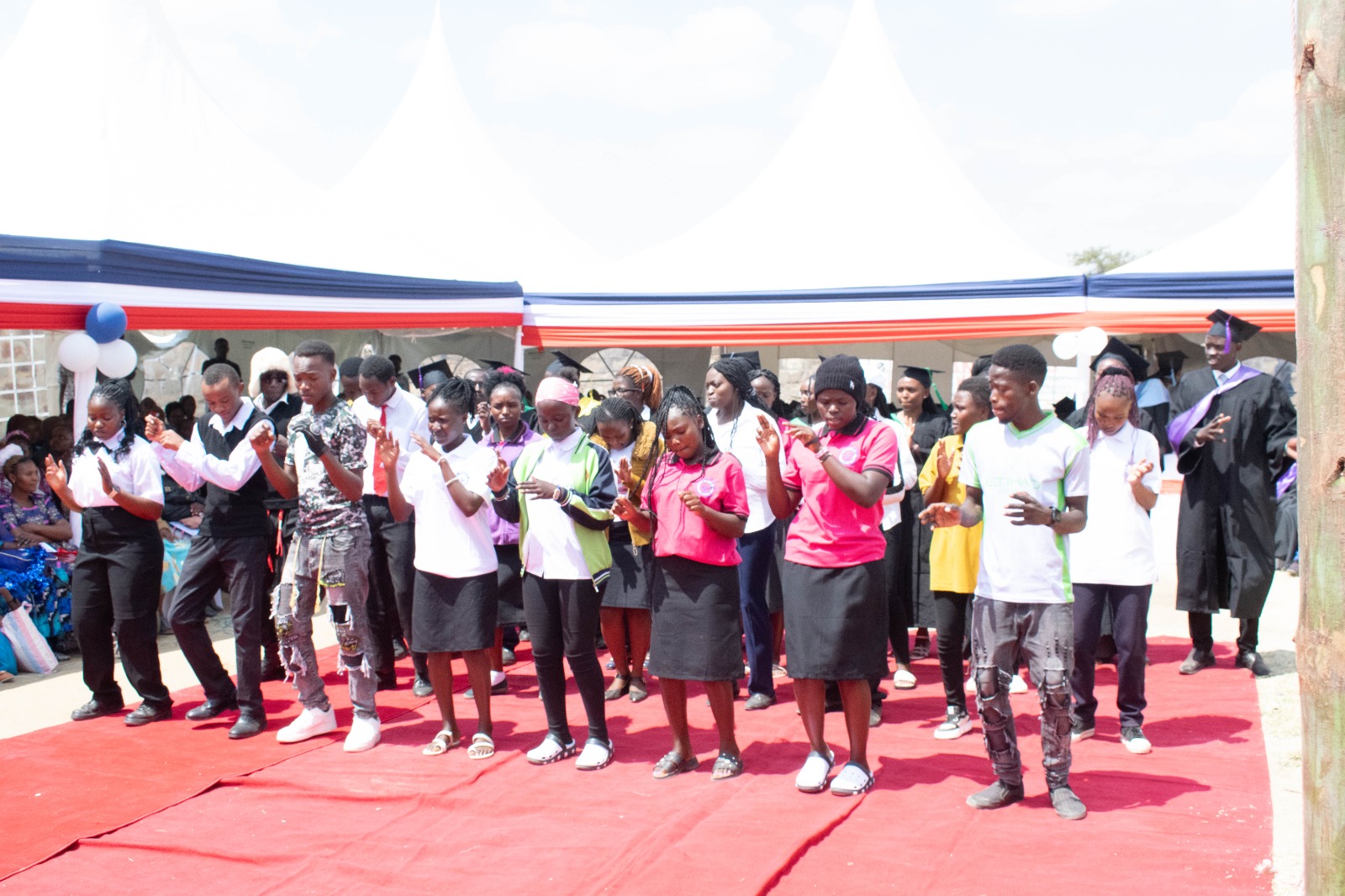 Campus performance on Graduation Day
